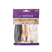 Przysmaki dla kotów - PETMEX Ucho królika z futrem 4szt naturalny gryzak dla KOTA 25g - miniaturka - grafika 1