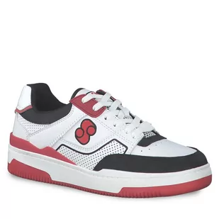 Sneakersy s.Oliver 5-23632-30 White/Red Comb 152 - Sneakersy damskie - miniaturka - grafika 1