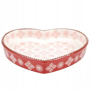 NACZYNIE DO PIECZENIA ZAPIEKANIA SERCE świąteczne patera na ciasto owoce - Formy do ciast - miniaturka - grafika 1