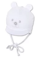 Czapki damskie - Sterntaler Czapka dziecięca unisex z daszkiem, Biały (500), rozmiar uniwersalny (rozmiar producenta: 35) - miniaturka - grafika 1