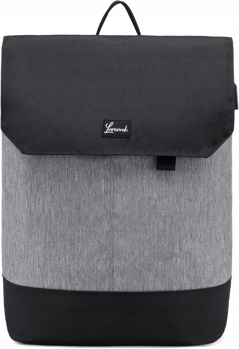 Plecak Czarno-Szary Lovevook Czarny Szary Miejski