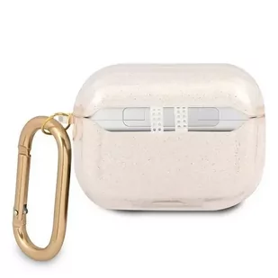 Guess GUAPUCG4GD AirPods Pro cover złoty/gold Glitter Collection - Akcesoria do słuchawek - miniaturka - grafika 2
