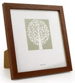 Ramki na zdjęcia - Ramka 15x15 kwadratowa średni brąz - miniaturka - grafika 1