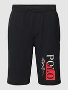Spodnie sportowe męskie - Szorty z dzianiny dresowej z elastycznym pasem model ‘LOOPBACK’ - miniaturka - grafika 1