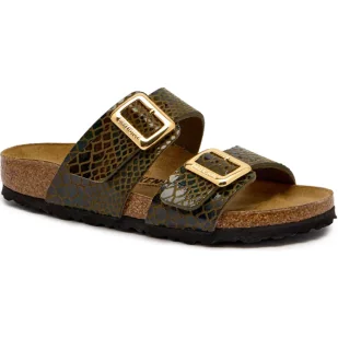 Birkenstock Klapki Sydney CB z dodatkiem skóry narrow fit - Klapki i japonki damskie - miniaturka - grafika 1