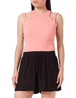 Spodenki damskie - VERO MODA Damskie szorty VMBUMPY WVN Noos, czarne, S, czarny, S - miniaturka - grafika 1