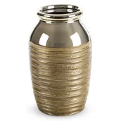 Wazony i flakony - Wazon EUROFIRANY Dori 02 17 x 28 cm Złoty - miniaturka - grafika 1