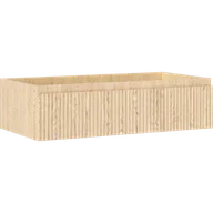 Szafki łazienkowe - Mexen Rivel szafka łazienkowa podumywalkowa 90 cm, 1 szuflada, ryflowana , dąb - 91A20-09023-1-BF81 - miniaturka - grafika 1