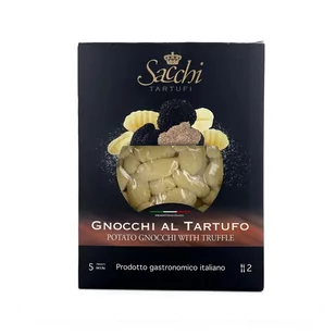 Włoskie Gnocchi ziemniaczane z czarną truflą, 500 g / Sacchi Tartufi - Makaron - miniaturka - grafika 1