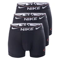 Majtki męskie - Męskie Bokserki NIKE TRUNK 3PK 0000KE1256KP3 – Czarny - miniaturka - grafika 1