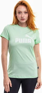Puma Koszulka damska Puma ESS Logo Tee miętowa 586775 90 M - Koszulki i topy damskie - miniaturka - grafika 1