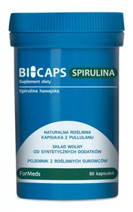 ForMEDS BICAPS SPIRULINA Spirulina hawajska w kapsułkach - Suplementy naturalne - miniaturka - grafika 1