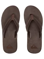 Klapki i japonki męskie - Klapki męskie Quiksilver Carver Leather skórzane japonki-41 - miniaturka - grafika 1