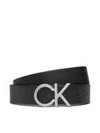 Paski - Calvin Klein Pasek Męski Ck Buckle Belt 35Mm K50K506849 Czarny - miniaturka - grafika 1
