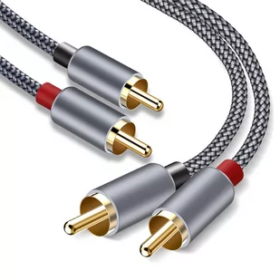 REAGLE KABEL 2RCA - 2RCA CINCH PRO OFC HQ AUDIO STEREO 1,5M - Kable - miniaturka - grafika 1