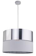 TK Lighting Lampa wisząca HILTON SILVER 1pł. gratis żarówka 4178