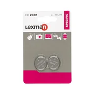 Baterie i akcesoria - Bateria litowa CR2032 2 szt. LEXMAN - miniaturka - grafika 1