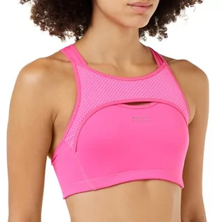 Koszulki i topy damskie - Champion Shock Absorber New Active Crop Top Biustonosz Sportowy Damski, Rosa, L - grafika 1