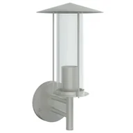 Lampy ogrodowe - Kinkiet zewnętrzny, srebrny, stal nierdzewna - miniaturka - grafika 1