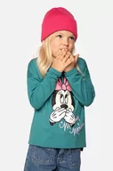 Bluzki dla dziewczynek - Coccodrillo longsleeve dziecięcy kolor zielony - miniaturka - grafika 1