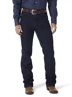 Wrangler Męskie spodnie jeansowe o kroju kowbojskim, wąski krój, ze stretchem, 29W / 36L, Granatowy stretch, 29W / 36L - Spodenki męskie - miniaturka - grafika 1