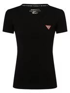 Koszulki i topy damskie - GUESS - T-shirt damski, czarny - miniaturka - grafika 1