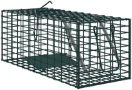 Zwalczanie i odstraszanie szkodników - vidaXL Pułapka na zwierzęta Zielony 31 x 13 x 12cm Stal - miniaturka - grafika 1