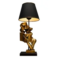 Noże stołowe - Lampa stołowa w czarno-złotym kolorze (wysokość 57 cm) Lecture – Opviq lights - miniaturka - grafika 1