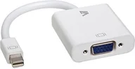 Złącza, przejściówki, adaptery - Adapter AV V7 DisplayPort Mini - D-Sub VGA biały CBL-MV1WHT-5E - miniaturka - grafika 1