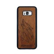 Etui i futerały do telefonów - Samsung SmartWoods SmartWoods Case Etui Drewniane Wolf Galaxy S8 Plus 11952-uniw - miniaturka - grafika 1