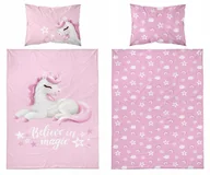 Pościel dla dzieci - Pościel Dziecięca Do Łóżeczka 100x135 Jednorożec Unicorn 5517a - miniaturka - grafika 1