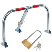 Ogrodzenia - Blokada Parkingowa Składana Słupek Zapora 47 Cm - miniaturka - grafika 1