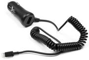 Ładowarki samochodowe - eXtreme Ładowarka samochodowa IPHONE LIGHTNING + USB 2.1A - miniaturka - grafika 1