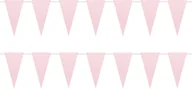 Sylwester - Baner girlanda flagietki różowe - 250 cm - miniaturka - grafika 1