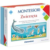 Gry planszowe - Clementoni Montessori Zwierzęta 50646 - miniaturka - grafika 1