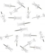 Pinezki - PINEZKA TABLICOWA BECZUŁKA TRANSPARENTNA 100SZT ECONOMY DP CRAFT - miniaturka - grafika 1