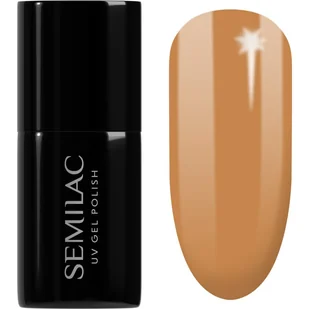 SEMILAC Lakier hybrydowy UV Hybrid 600 Apricot Crush 7ml - Lakiery hybrydowe - miniaturka - grafika 1