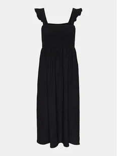 Pieces Sukienka letnia Luna 17147176 Czarny Slim Fit - Sukienki - miniaturka - grafika 1