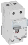 Bezpieczniki elektryczne - Legrand WYŁĄCZNIK RÓŻNICOWOPRĄDOWY P 302 2P 40A 100MA TYP AC SERII TX3, 411520 - miniaturka - grafika 1