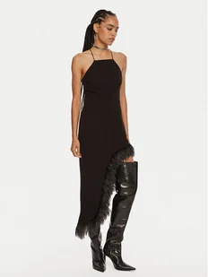 Patrizia Pepe Sukienka koktajlowa 8A1384 A060 Czarny Slim Fit - Sukienki - miniaturka - grafika 1