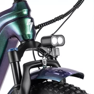 FAFREES F20 Master E-bike 20*4.0 inch Air Tire 500W Rear Drive 25km/h Max Speed 48V 22.5Ah Battery 140-160km Range Green - Rowery - miniaturka - grafika 10