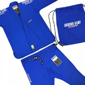 Kimona, stroje i obuwie - Ground Game Kimono/Gi BJJ Męskie Champion 3.0 Niebieskie A3 - miniaturka - grafika 1