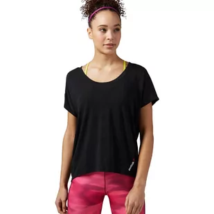 Koszulka Reebok One Series Burnout damska top sportowy termoaktywny-XS - Koszulki i topy damskie - miniaturka - grafika 1