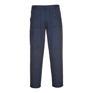 Spodnie męskie - Portwest Kieszenie na kolana portwest Navy s887 spodnie robocze z długość nogawki 31 (standard długość) Kolor niebieski morski, niebieski S887NAR48 - grafika 1