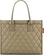 Torebki damskie - Torba Daily Shopper pikowana oliwkowa - miniaturka - grafika 1