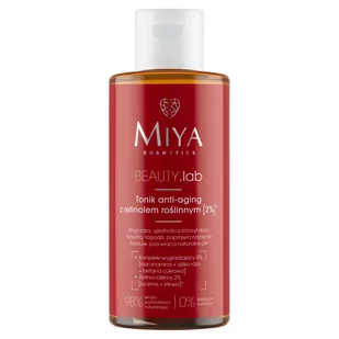 Miya Cosmetics Miya Beauty.lab - tonik anti-aging z retinolem roślinnym (2%) 150ml - Toniki i hydrolaty do twarzy - miniaturka - grafika 1