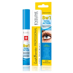 Eveline Cosmetics Lash Therapy Total Action 8in1 serum do rzęs 8 x 10 ml - Odżywki do rzęs i brwi - miniaturka - grafika 1