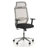 Fotele i krzesła biurowe - B2B Partner Krzesło biurowe EPIC, szare NF8688,OA2000/HY9606 - miniaturka - grafika 1