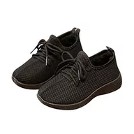 Buty dla dziewczynek - DEBAIJIA Unisex buty dziecięce, brązowy - czarny - 31.5 EU - miniaturka - grafika 1
