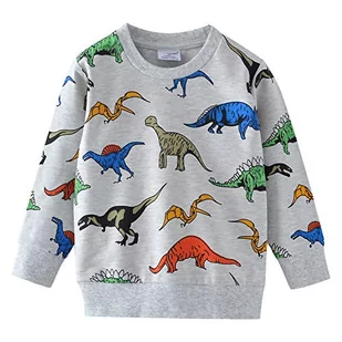 Little Hand Bluza chłopięca, 2 dinozaury, 92 - Bluzy dla chłopców - miniaturka - grafika 1